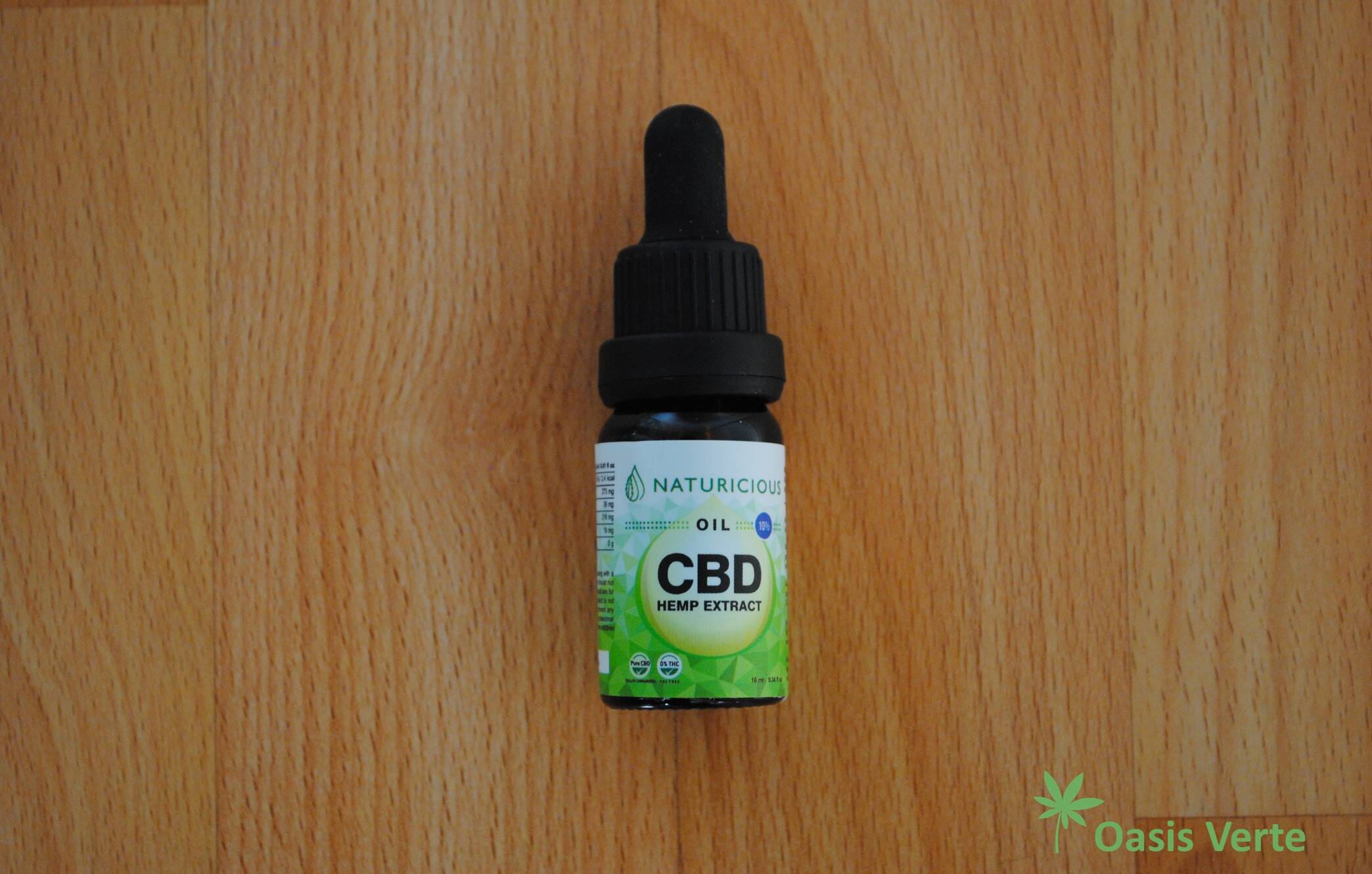 huile de cbd naturicious flacon